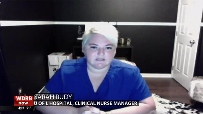 Sarah Rudy, UofL Hospital Clinical Nurse Manager