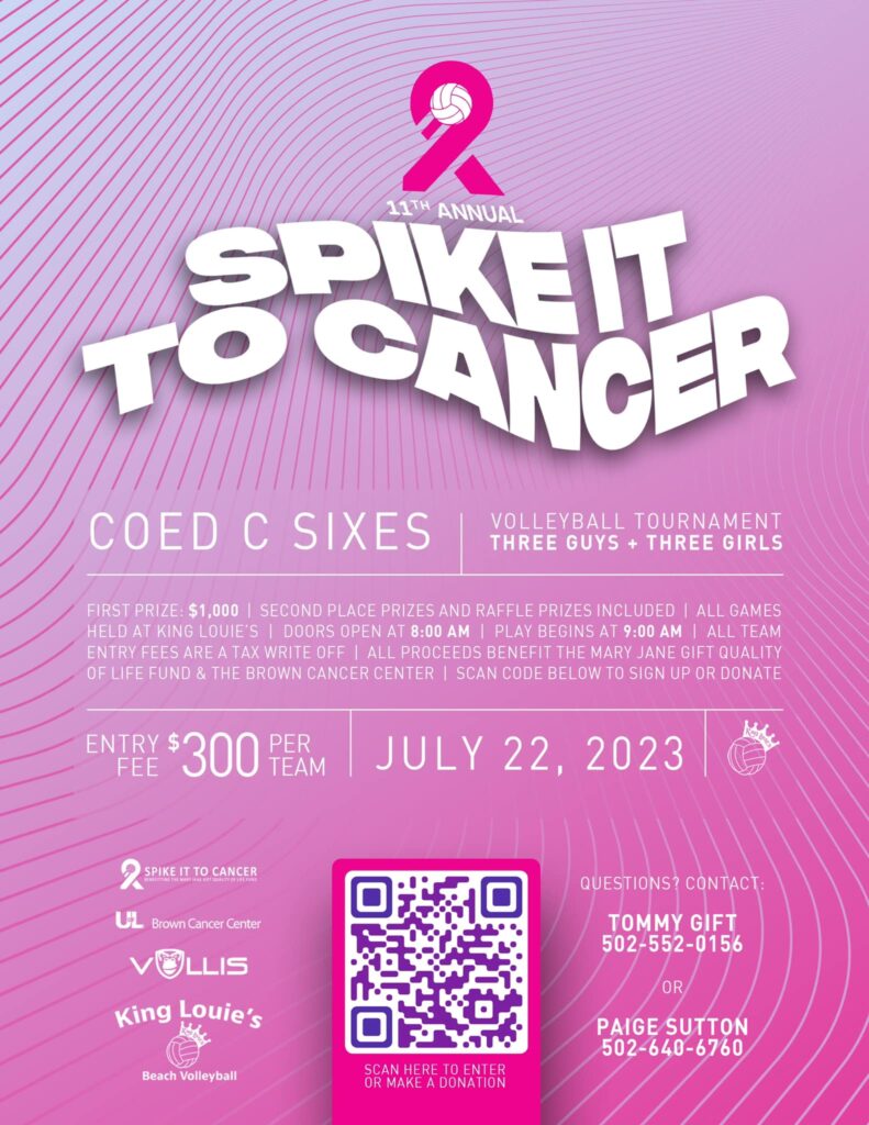 Spike it to cancer flyer