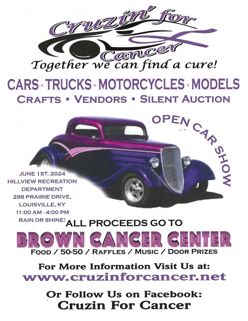 10th Cruzin' for Cancer June 1, 2024