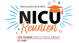 NICU Reunion Spanish Logo