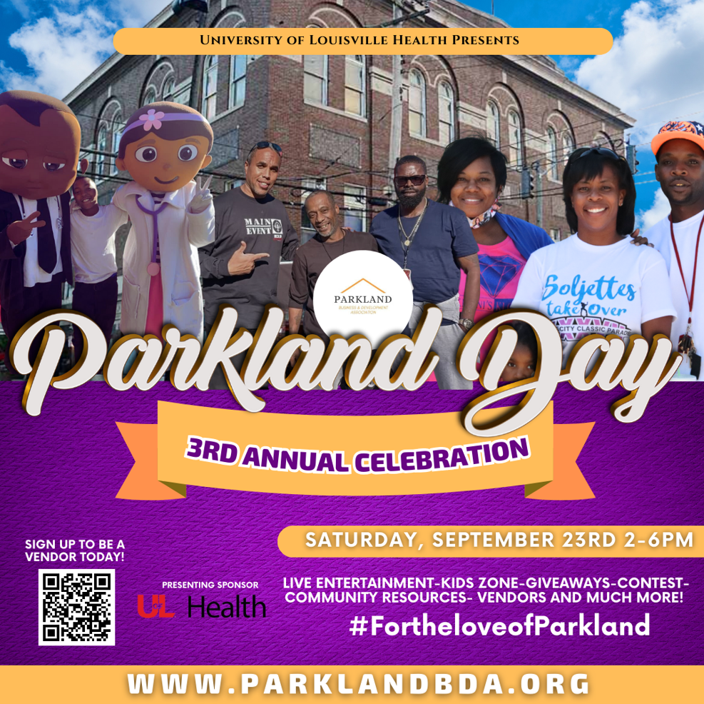 parkland day flyer for uofl health free health screenings