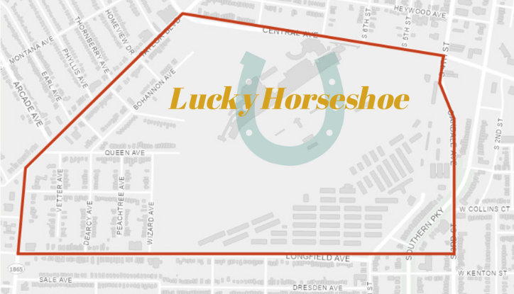 Lucky Horseshoe Neighborhood Map